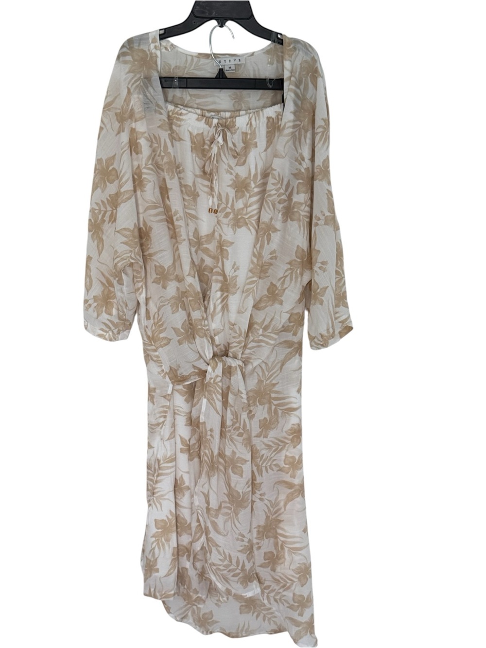 HyFVE Boho Kimono Floral Print Wide Sleeve and Wide Leg Flowy Summer Set